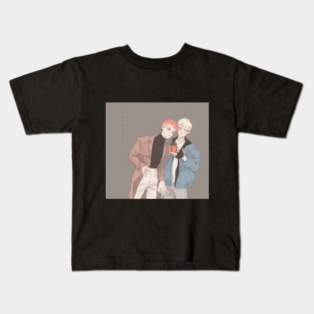 Couple) Kids T-Shirt by Grechanuk